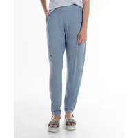 Alma Lovis Alma & Lovis Elegant weite Hose aus fließendem EcoVero | Pique Sarouel Hose, Dusty blue (blau), – Produktbild 1 von 1