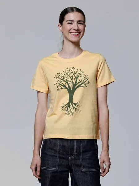 watapparel watapparel T-Shirt Frauen Baum, Nispero, – Produktbild 2 von 4