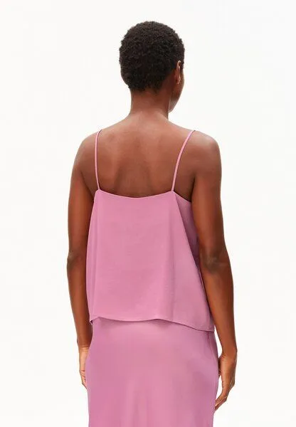 ARMEDANGELS ARMEDANGELS SATIN SPAGHETTI Damen Naia Renew Mix, Washed berry, – Produktbild 2 von 4