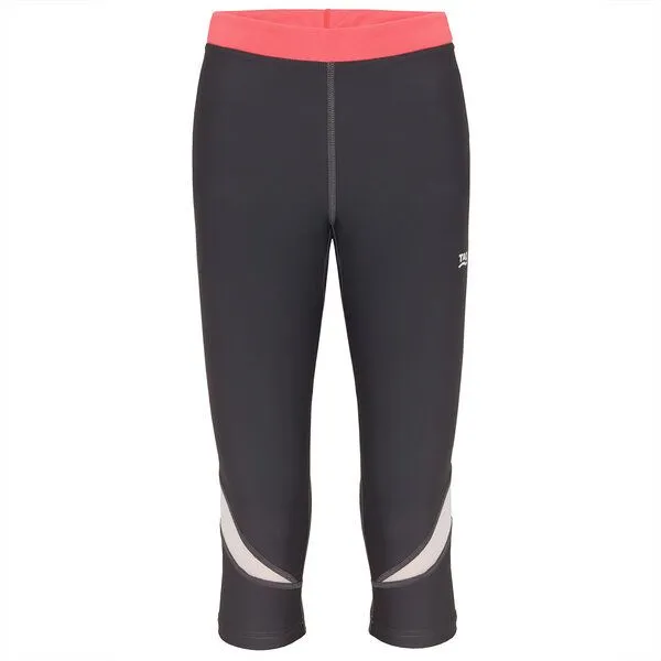 TAO Sportswear TAO Sportswear Atmungsaktive Damen 3/4-Lauftight Allana mit Gesäßtasche, Grau, – Produktbild 1 von 1