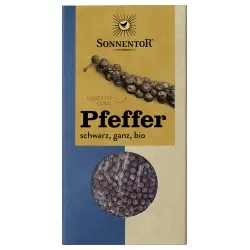 SONNENTOR Pfeffer, schwarz, ganz – Produktbild 1 von 1