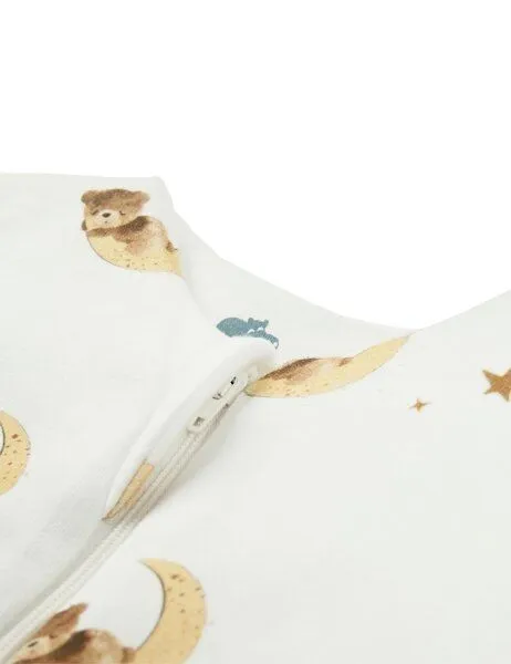 Mababu Mababu 2.5 TOG Kugelschlafsack | Ganzjahres Babyschlafsack Bio-Baumwolle | Mitwachsend | Herbst & Winterschlafsack, Bär, – Produktbild 4 von 4