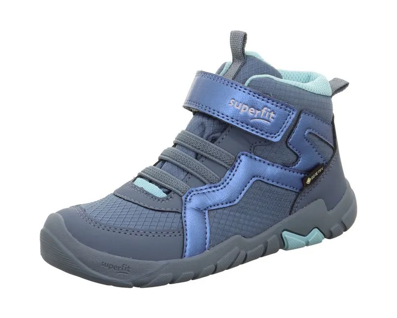 Superfit Superfit Trace Outdoorschuh Sportliche Barfußschuhe für Jungen mit dünner Sohle und coolem, Blau, – Produktbild 3 von 5