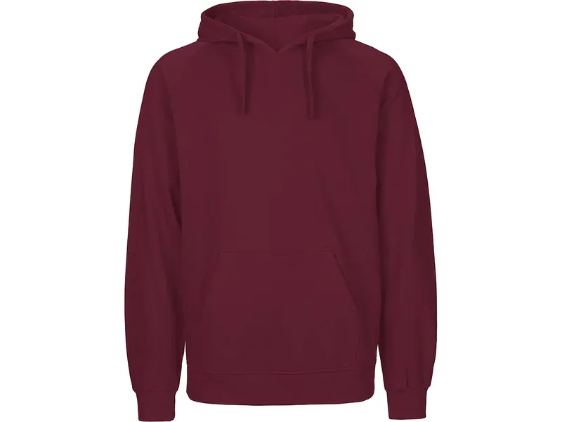 Neutral Neutral Bio-Unisex-Hoodie 'Tiger Cotton' mit gebürstetem Fleece, bordeaux, Gr. XL – Produktbild 1 von 1