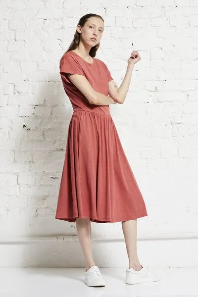 Wunderwerk Wunderwerk Damenkleid "Square tee dress", Rot (primrose 535), – Produktbild 2 von 3