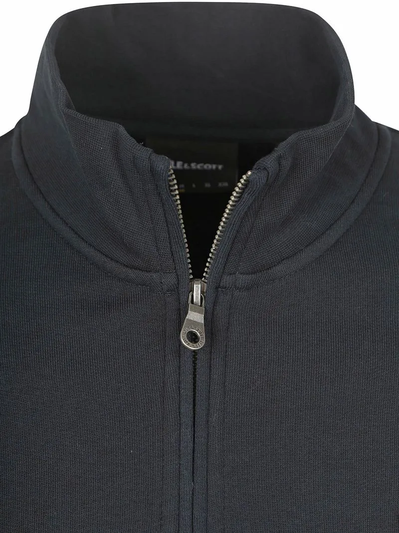 Lyle and Scott Lyle & Scott Sweat Half Zip Pull Navy - Größe XXL, Dunkelblau, – Produktbild 5 von 5
