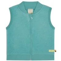loud proud loud + proud Babys & Kinder Weste aus Wollfleece, GOTS-zertifiziert, Oregano(grün), – Produktbild 1 von 1