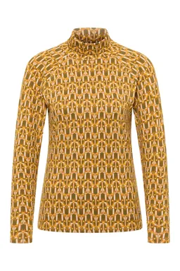 Tranquillo Jersey-Shirt Chiaraa aus  EcoVero™-Viskose - amber tulip / S – Produktbild 1 von 1