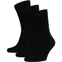 Opi and Max Opi and Max Baumwollsocken GOTS-zertifiziert, 98 % Bio-Baumwolle für Männer und Frauen, Schwarz, – Produktbild 1 von 1
