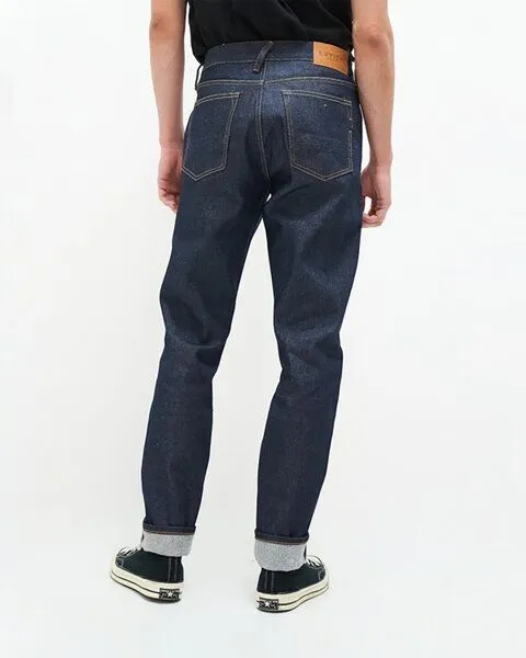 Kuyichi Kuyichi Jim Regular Slim Tapered - orange selvedge-, Orange, – Produktbild 4 von 4
