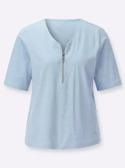 Witt V-Shirt hellblau-meliert – Produktbild 1 von 1