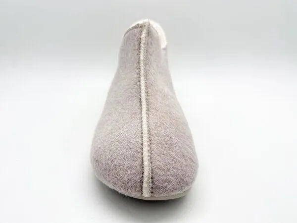 thies Veganer Hausschuh "thies ® Organic Slipper Boot ", aus Bio-Baumwolle, fair produziert, Truffle, – Produktbild 4 von 4