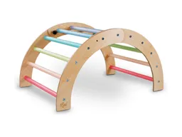 tiSsi® Kletterbogen, Birkenholz, pastell bunt ca. 80 x 60 x 45 cm – Produktbild 1 von 1