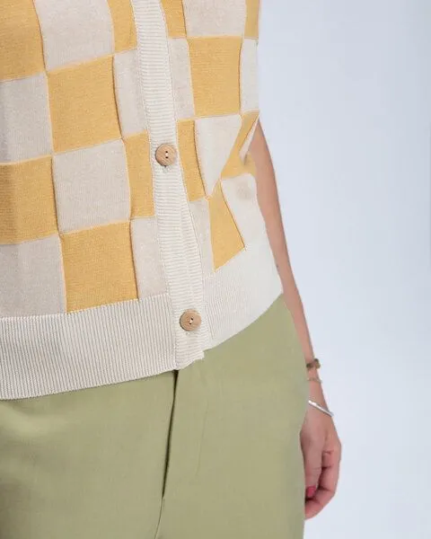 MATONA Matona Weste aus Baumwolle für Frauen / Buttoned Vest, Gambit, – Produktbild 4 von 4