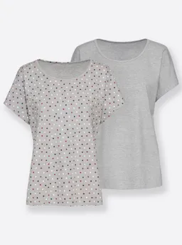 feel good Shirts grau + grau-gepunktet – Produktbild 1 von 1
