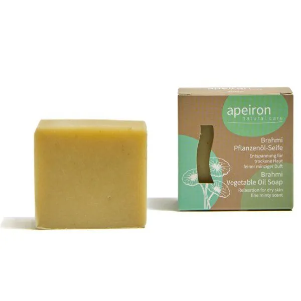 Apeiron Apeiron Pflanzenöl-Seife Brahmi 100g – Produktbild 3 von 4