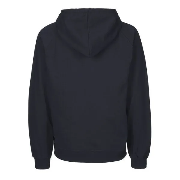 HANDGEDRUCKT HANDGEDRUCKT "diversity" Herren Hoody aus reiner Biobaumwolle (kbA), Navyblue, – Produktbild 2 von 3
