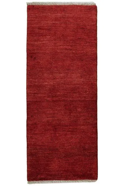 Rugtales Gabbeh Rot „Rugtales“ aus Schurwolle, 79x199 cm, Rot, – Produktbild 3 von 4