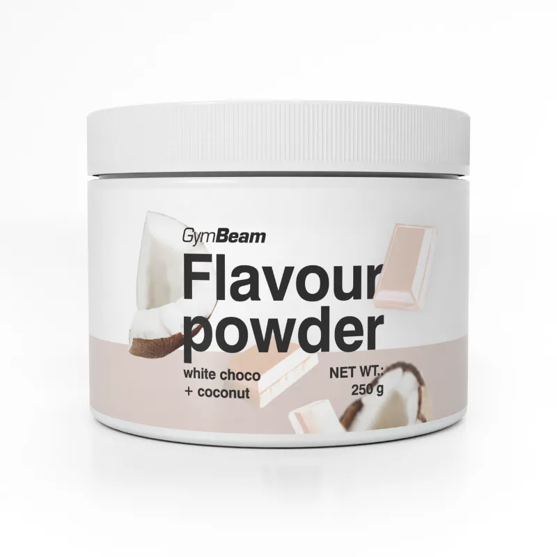 GymBeam Food GymBeam Flavour Powder 250 g weiße Schokolade Kokos – Produktbild 1 von 1
