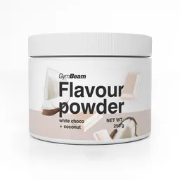 GymBeam Food GymBeam Flavour Powder 250 g weiße Schokolade Kokos – Produktbild 1 von 1