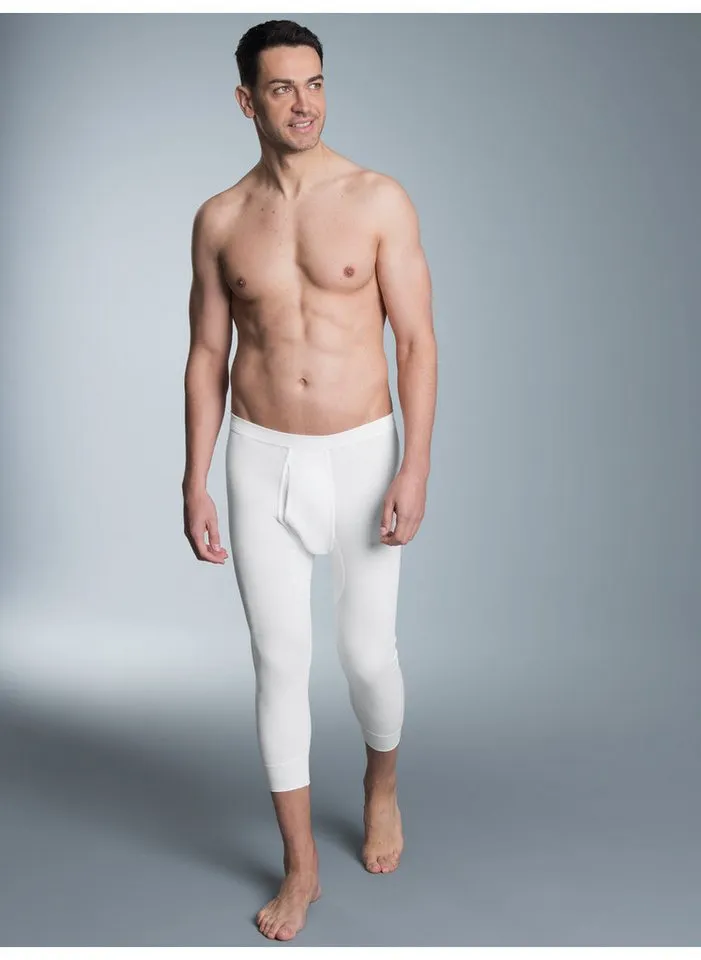 Trigema Lange Unterhose TRIGEMA 3/4 Unterhose im Doppelpack (2-St), Weiß, – Produktbild 3 von 4