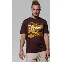 watapparel watapparel T-Shirt Unisex LIMITED EDITION LOGO PRINT 02, Red brown, – Produktbild 1 von 1