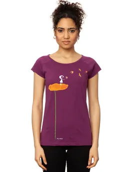 FellHerz FellHerz Damen T-Shirt Schwalbenzug – Produktbild 1 von 1