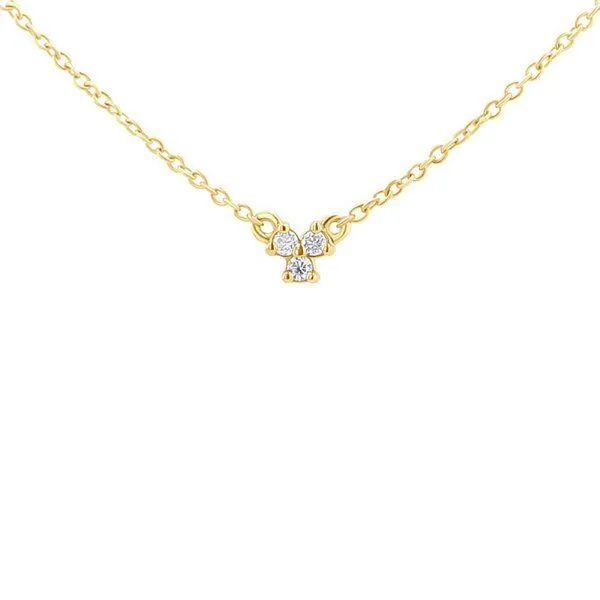 Eppi Eppi Halskette mit drei Lab Grown Diamanten Sharma – Produktbild 1 von 3