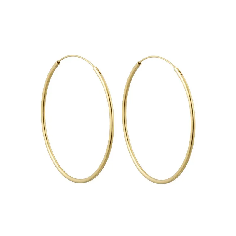 Design Letters DL Hula Hoops 45mm vergoldet (set of 2 pcs) – Produktbild 1 von 1