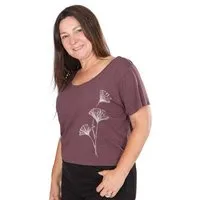 Life Tree Life-Tree Ecovero Shirt für Damen "Ginkgo" in Mulberry/Dusty Pink – Produktbild 1 von 1