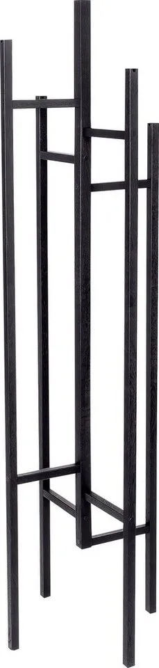 Woodman Garderobenständer Eigen, Kleiderständer, Dielenmöbel, (Made in Europe), im skandinavian Design, aus keilverzinkter massiver Buche, FSC®, Schwarz, – Produktbild 3 von 5