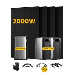 EcoFlow EcoFlow Stream Ultra, All-in-One Speicher für Balkonkraftwerke, mit 4 x 500 Bifaziale Solarmodule, by Powerness - Stream Ultra + 2 x Stream AC Pro | 5760Wh / 1 x Smart Meter / Selbstabholung – Produktbild 1 von 1