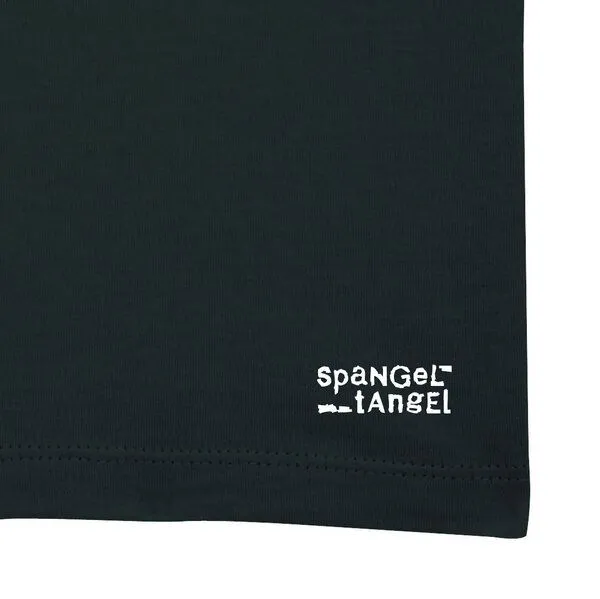 Spangeltangel Spangeltangel Kinder-T-Shirt "Frosch", Biobaumwolle, bedruckt, Schwarz, – Produktbild 3 von 3