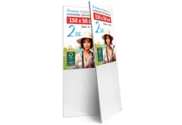 M MERCEO Leinwand, 2er-Set Leinwand 50x150cm (zum Bemalen, Baumwolle – Produktbild 1 von 1