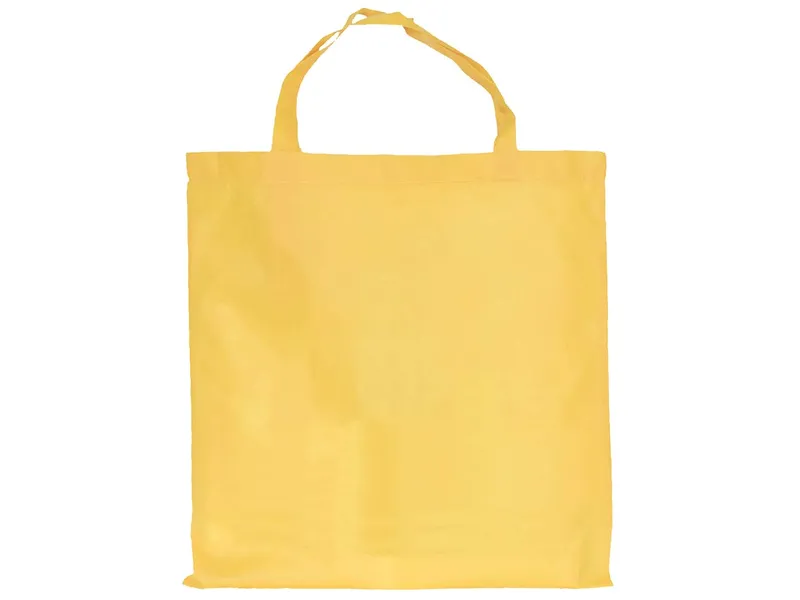 PP-Taschen gelb 38x42 cm mit zwei kurzen Henkeln – Produktbild 1 von 1