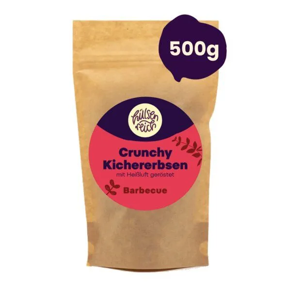 Hülsenreich Bio Crunchy Kichererbsen Barbecue – Produktbild 1 von 4