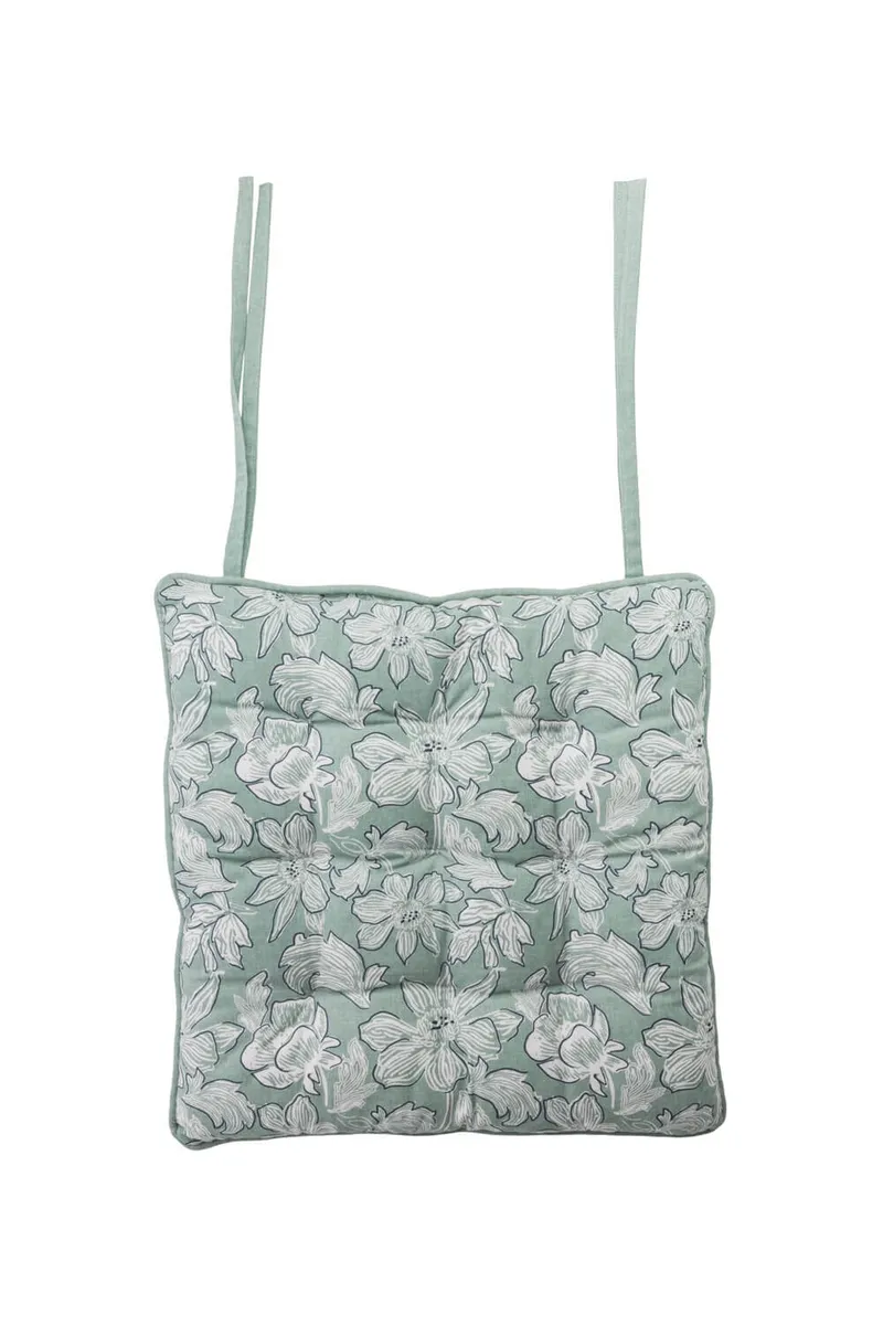 Tranquillo Sitzkissen BLOSSOM CHARM - türkis – Produktbild 1 von 1