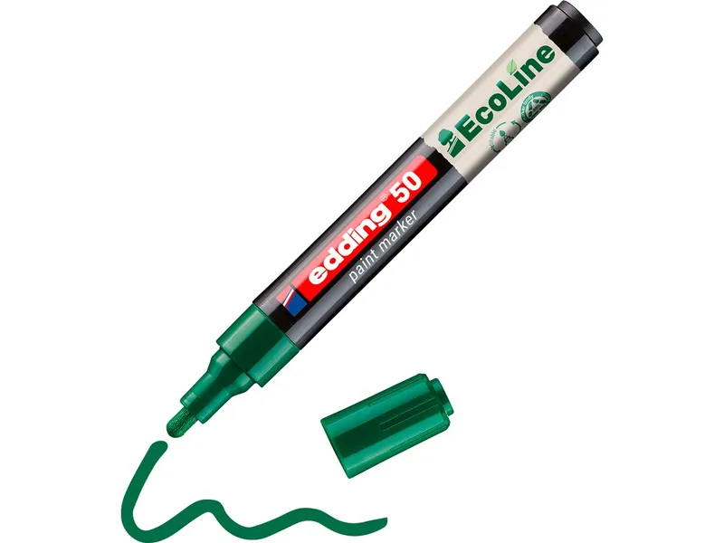 Edding Edding Lackmarker "50 EcoLine" wasserbasiert, Grün, – Produktbild 2 von 3
