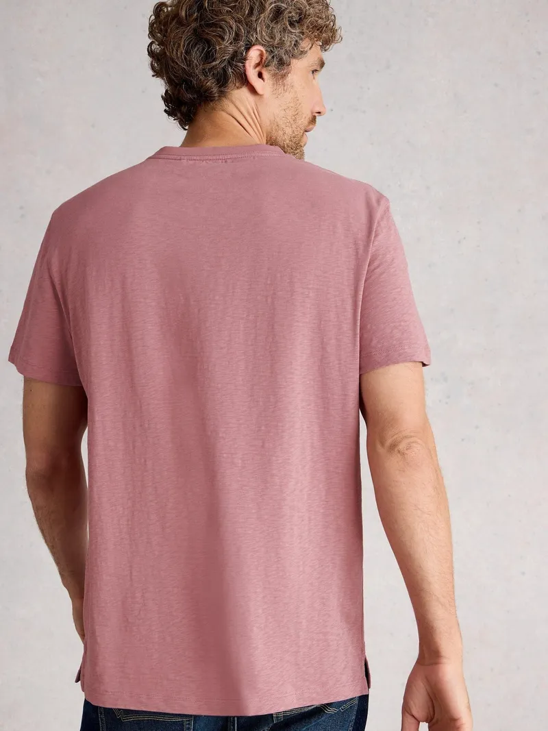 White Stuff T-Shirt Abersoch - XL/R, Dunkles rosa, – Produktbild 4 von 4