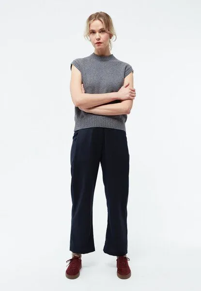 Givn Berlin Givn Berlin Pullunder GBLENI aus recycelter Wolle, Mid grey, – Produktbild 2 von 4