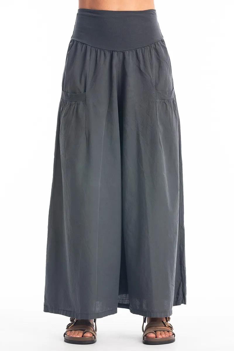 RAVENS VIEW IBIZA RAVENS VIEW IBIZA Damen vegan Rock Hose Funky Anthrazit Grau, Grau, – Produktbild 1 von 2