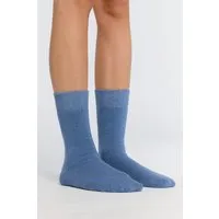 Albero Natur Albero Natur Damen vegan Multipack 6x Frottee-Socken Jeans Melange, Blau, – Produktbild 2 von 3