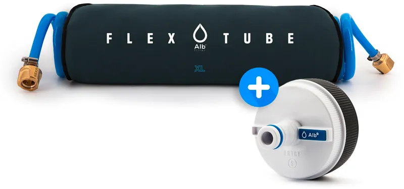 Alb Filter Alb Filter Wasserschlauch Flextube für Betankung von Wohnmobilen 10 Meter, Schwarz / blau, – Produktbild 1 von 1