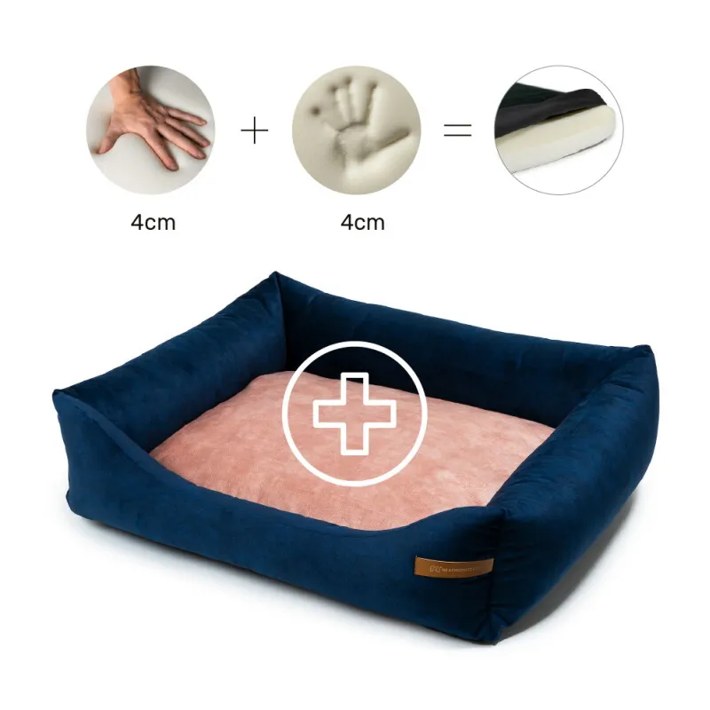 Rexproduct Rexproduct Otto Orthopädisches Hundebett Dunkelblau S-XL M, Pink, – Produktbild 1 von 2