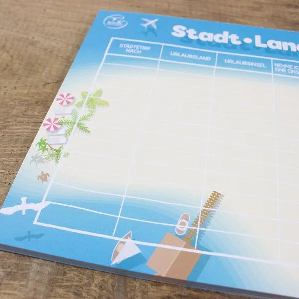 Bow & Hummingbird Bow & Hummingbird Block Stadt, Land, Urlaub – Produktbild 3 von 4