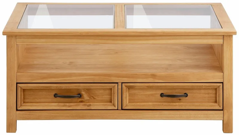OTTO home Couchtisch Selma, mit schöner Holzstruktur, Beige, – Produktbild 5 von 5