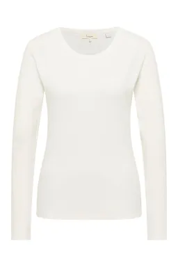 Tranquillo Jerseyshirt Tildaa aus Bio-Baumwolle - white / XL – Produktbild 1 von 1