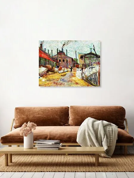 Photocircle Photocircle Poster / Leinwandbild - Vincent Van Gogh: Die Fabrik – Produktbild 6 von 8