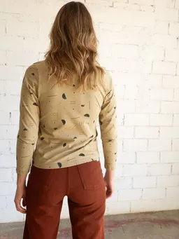 TIRALAHILACHA Tiralahilacha Gina crossover top long sleeves print – Produktbild 1 von 1