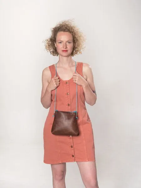 monday market monday market Ledertasche Stina, Braun, – Produktbild 4 von 4